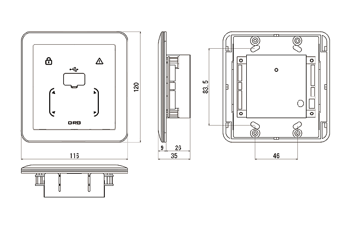 取付寸法図