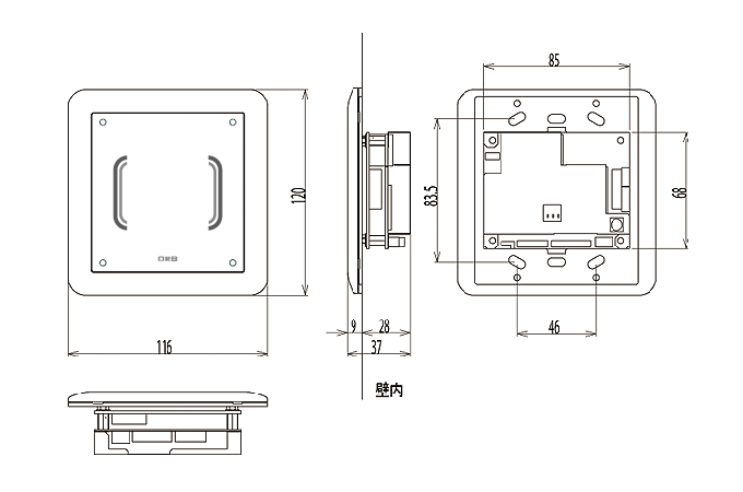 取付寸法図